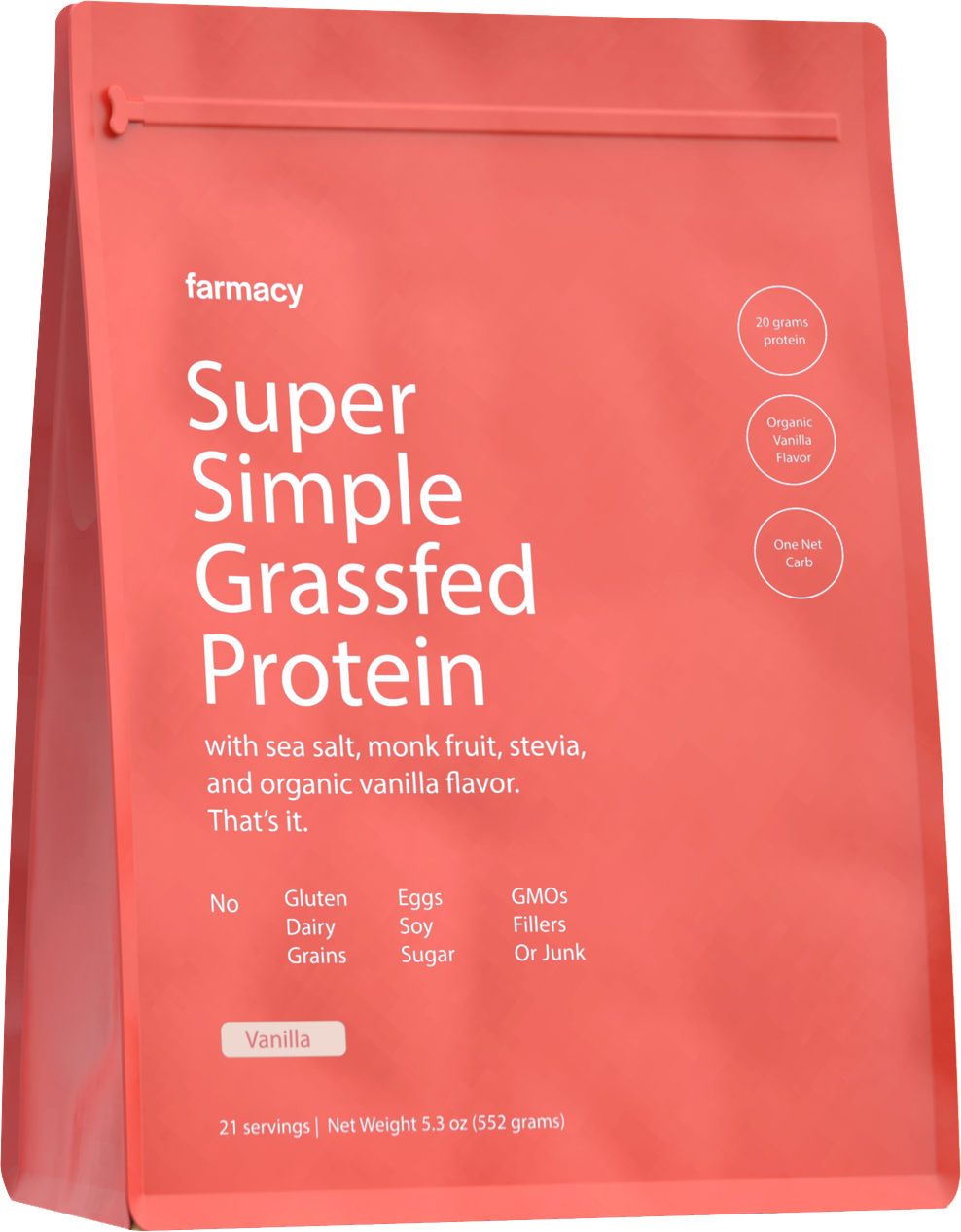 Super Simple Grassfed Protein Vanilla Healthy Living Shop